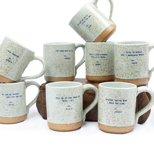 XO Ceramic Singers Mugs