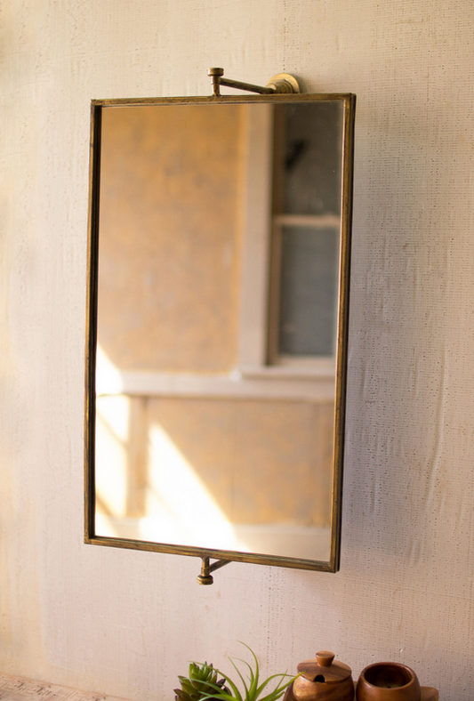 Rectangle Rotating Wall Mirror