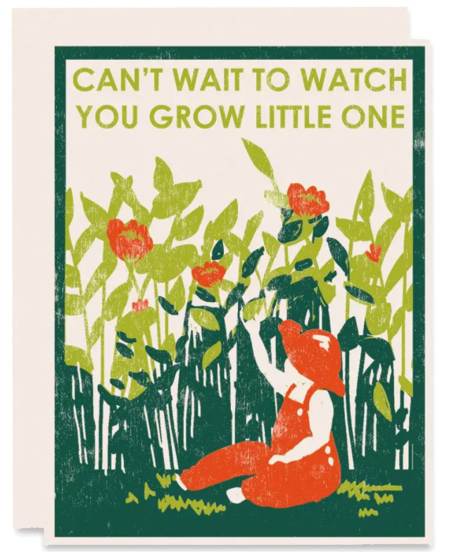 Watch You Grow New Baby Card