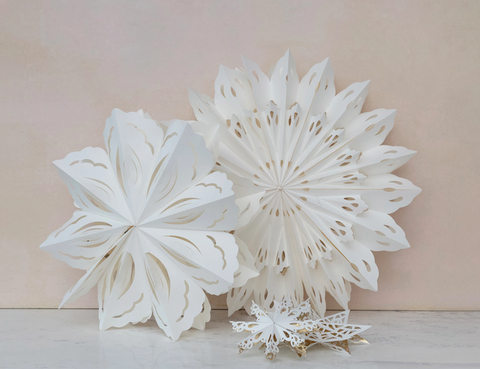 Paper Snowflake Ornaments
