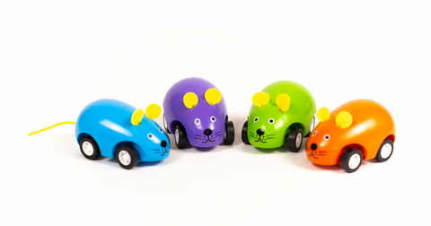 Colorful Pull Back Mice