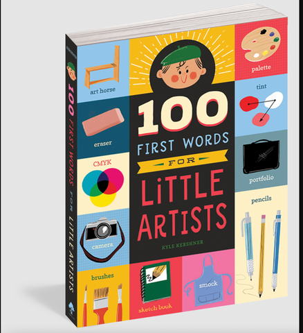 100 First Words for Little Artists Book