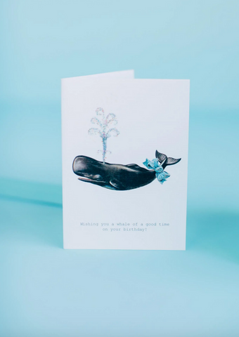 A Whale Of A Good Time Greeting Card