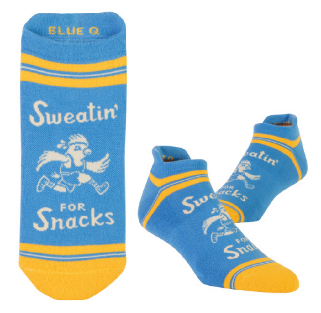 Sweatin' for Snacks Sneaker Socks