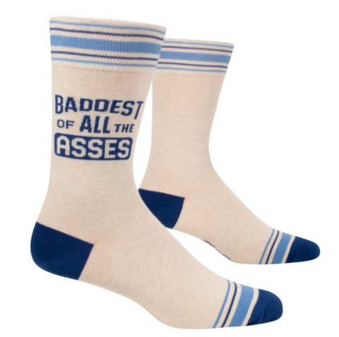 Baddest of Asses Men's Crew Socks