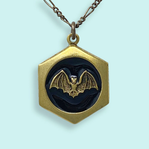 Midnight Flight Bat Necklace