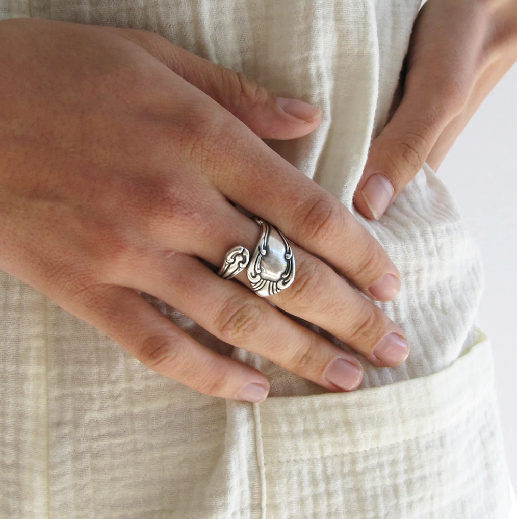 Silver Spoon Ring
