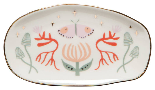 Far And Away Ceramic Trinket Tray