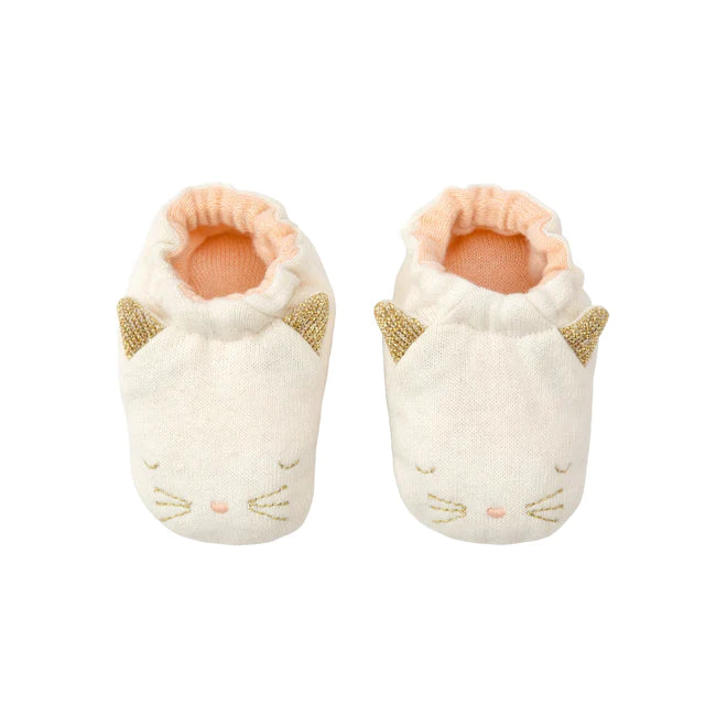 0-6 Month Organic Cotton Knit Baby Booties