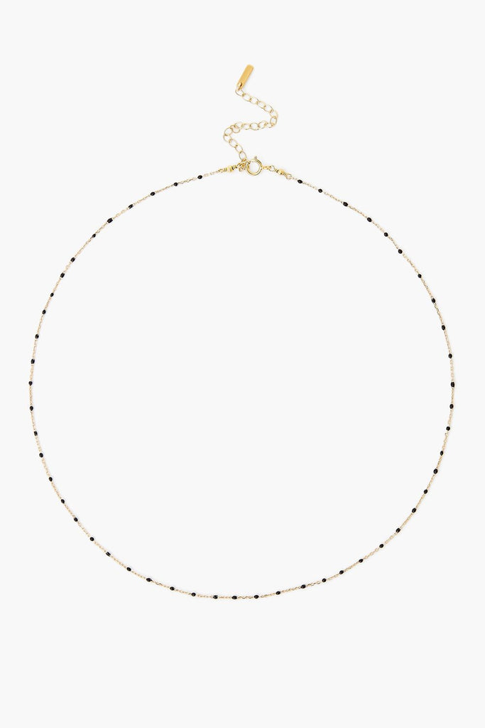 Delicate Beaded Chain Necklace